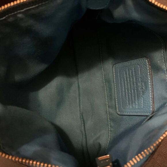 COACH  Horse & Carriage Green Handbag Purse - Picture 11 of 16